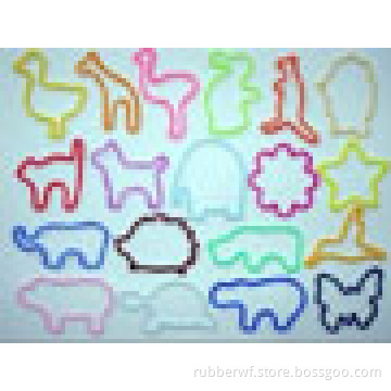 120 X Silly shape Rubber Bandz Bracelet Crazy Bands New